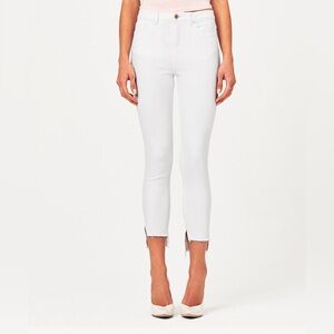 DL1961 Chrissy Ankle Ultra High Rise Instasculpt Skinny Jean in White Size 23